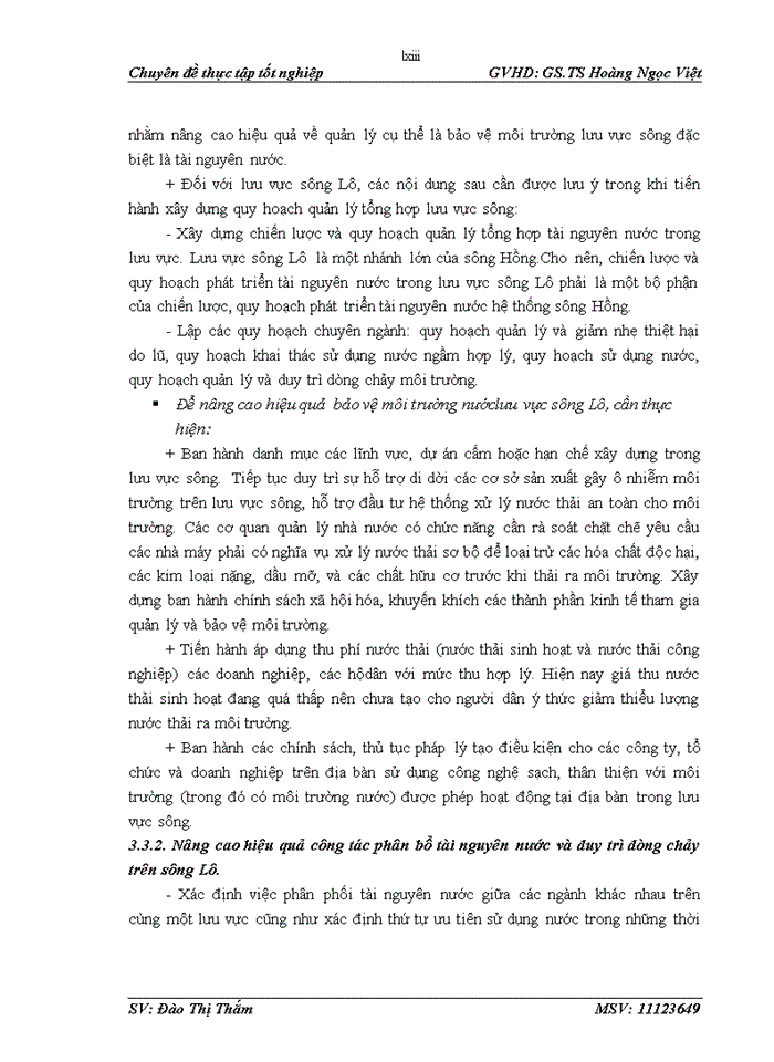 image for page Tiếp cận và đánh giá thực trạng quản lý tổng hợp tài nguyên nước lưu vực sông Lô đoạn qua địa phận tỉnh Tuyên Quang
