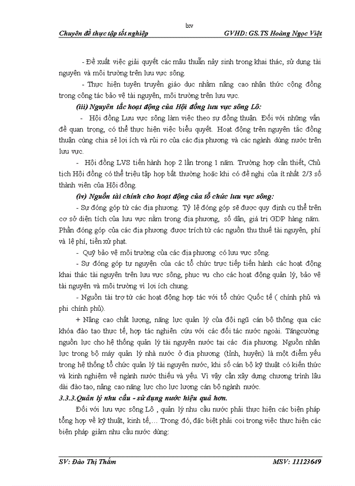 image for page Tiếp cận và đánh giá thực trạng quản lý tổng hợp tài nguyên nước lưu vực sông Lô đoạn qua địa phận tỉnh Tuyên Quang