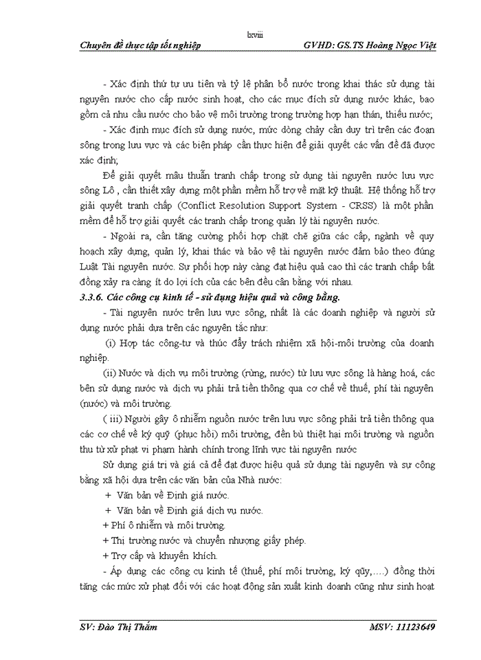 image for page Tiếp cận và đánh giá thực trạng quản lý tổng hợp tài nguyên nước lưu vực sông Lô đoạn qua địa phận tỉnh Tuyên Quang