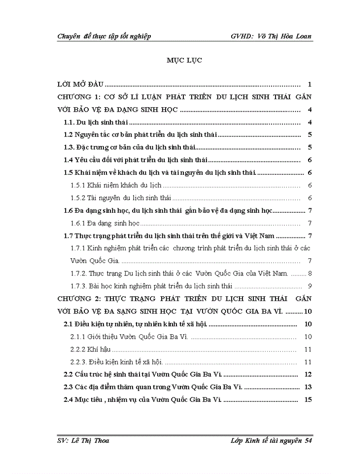 image for page Phát triển du lịch sinh thái gắn với bảo vệ đa dạng sinh học tại vườn quốc gia Ba Vì.