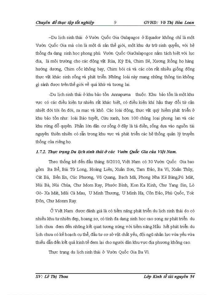 image for page Phát triển du lịch sinh thái gắn với bảo vệ đa dạng sinh học tại vườn quốc gia Ba Vì.