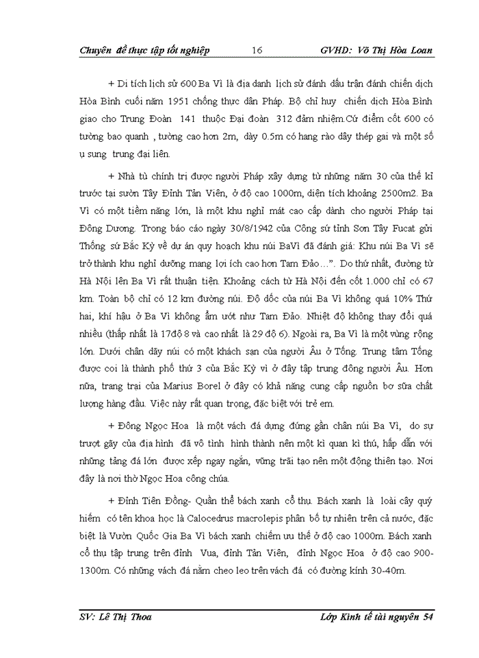 image for page Phát triển du lịch sinh thái gắn với bảo vệ đa dạng sinh học tại vườn quốc gia Ba Vì.