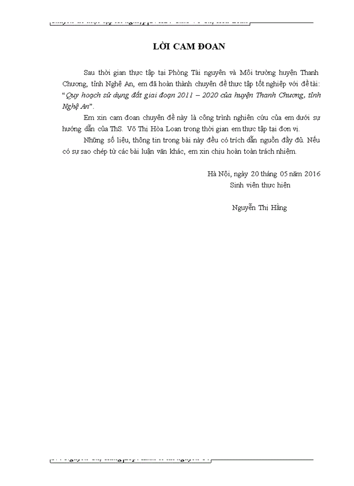 image for page Quy hoạch sử dụng đất giai đoạn 2011 – 2020 của huyện thanh chương, tỉnh nghệ an