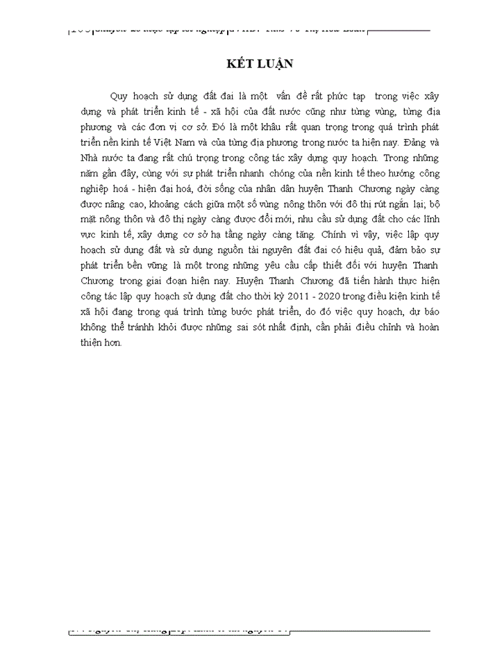 image for page Quy hoạch sử dụng đất giai đoạn 2011 – 2020 của huyện thanh chương, tỉnh nghệ an