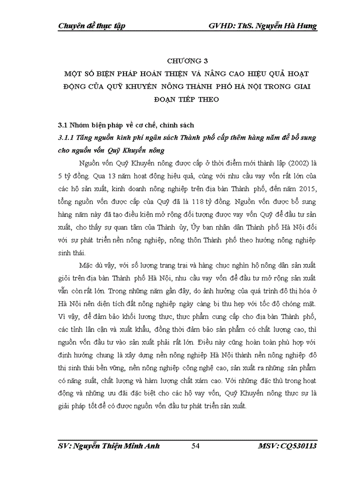 image for page Nghiên cứu và đánh giá hoạt động của Quỹ Khuyến nông Thành phố Hà Nội giai đoạn 2013-2015