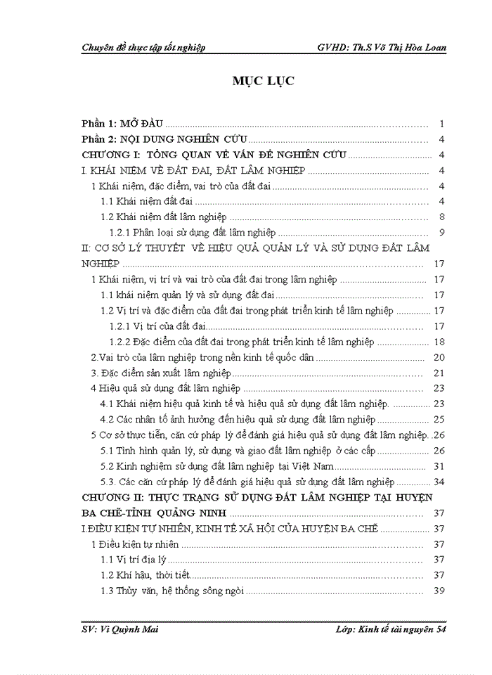image for page Đánh giá hiệu quả sử dụng đất lâm nghiệp tại huyện Ba Chẽ tỉnh Quảng Ninh và một số giải pháp giúp sử dụng đất lâm nghiệp hiệu quả