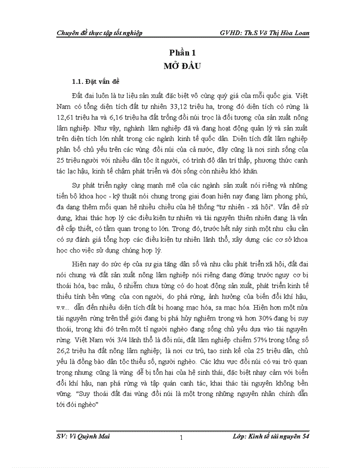 image for page Đánh giá hiệu quả sử dụng đất lâm nghiệp tại huyện Ba Chẽ tỉnh Quảng Ninh và một số giải pháp giúp sử dụng đất lâm nghiệp hiệu quả