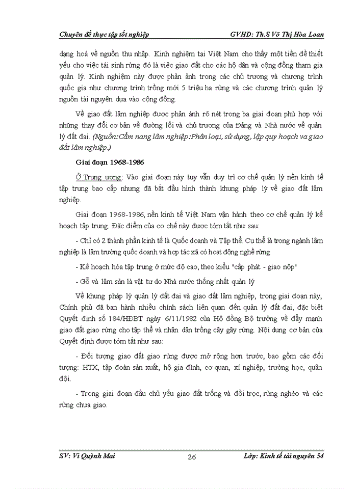 image for page Đánh giá hiệu quả sử dụng đất lâm nghiệp tại huyện Ba Chẽ tỉnh Quảng Ninh và một số giải pháp giúp sử dụng đất lâm nghiệp hiệu quả