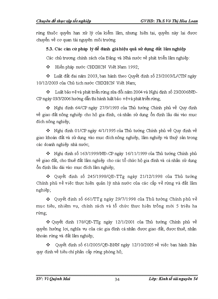 image for page Đánh giá hiệu quả sử dụng đất lâm nghiệp tại huyện Ba Chẽ tỉnh Quảng Ninh và một số giải pháp giúp sử dụng đất lâm nghiệp hiệu quả