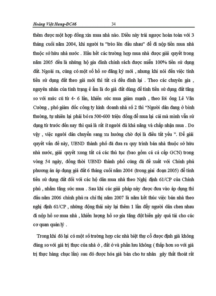 image for page Quy trình thực hiện công tác bán nhà thuộc sở hữu nhà nước theo nghị định 61/CP trên địa bàn tp hà nội của bộ công an : thực trạng và giảI pháp