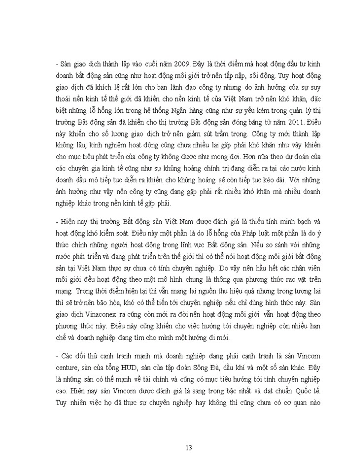 image for page Thực trạng và giải pháp hoàn thiện hoạt động môi giới bất động sản tại sàn giao dịch bất động sản VINACONEX