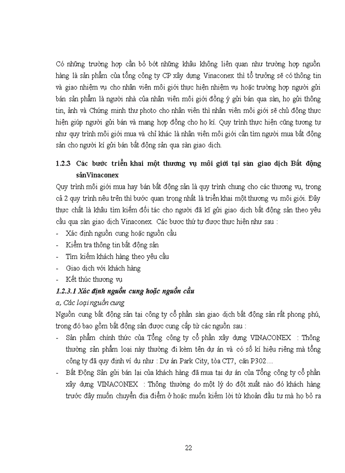 image for page Thực trạng và giải pháp hoàn thiện hoạt động môi giới bất động sản tại sàn giao dịch bất động sản VINACONEX