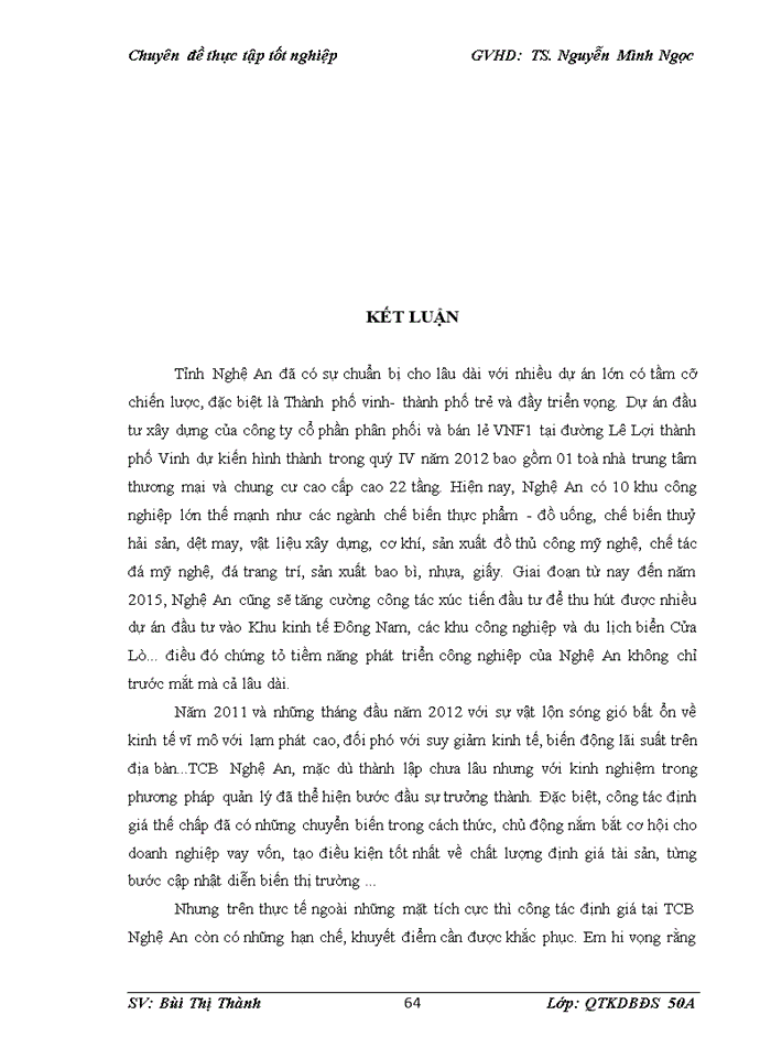 image for page Nghiên cứu công tác định giá Bất động sản thế chấp tại Ngân hàng Techcombank chi nhánh Nghệ An
