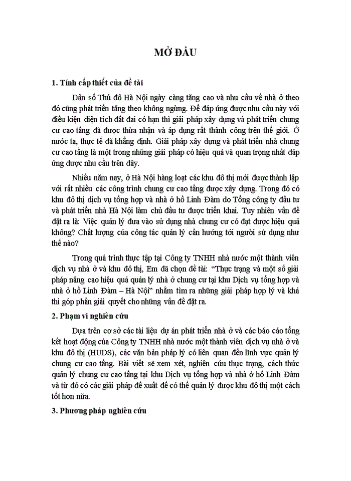 image for page Thực trạng và một số giải pháp nâng cao hiệu quả quản lý nhà ở chung cư tại khu Dịch vụ tổng hợp và nhà ở hồ Linh Đàm – Hà Nội