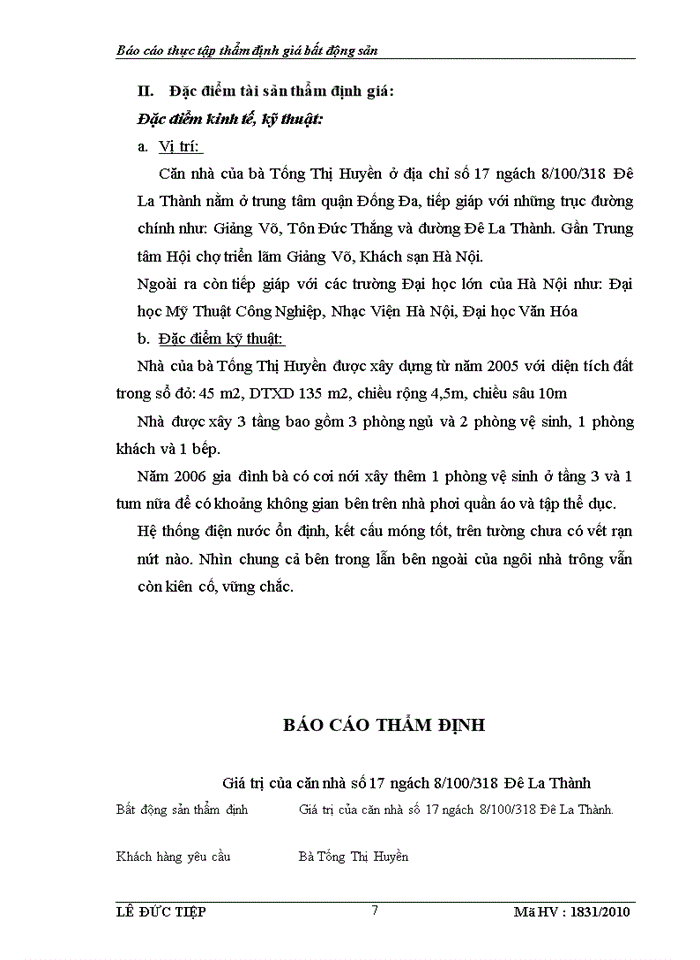 image for page Báo cáo thẩm định giá bất động sản