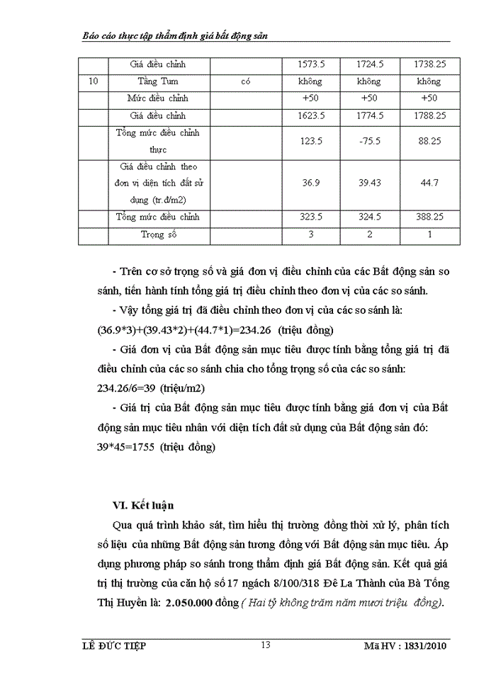 image for page Báo cáo thẩm định giá bất động sản