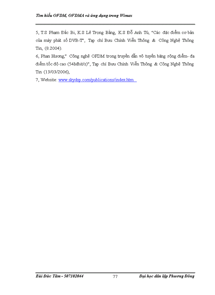 image for page Tìm hiểu về OFDM, OFDMA và ứng dụng trong Wimax