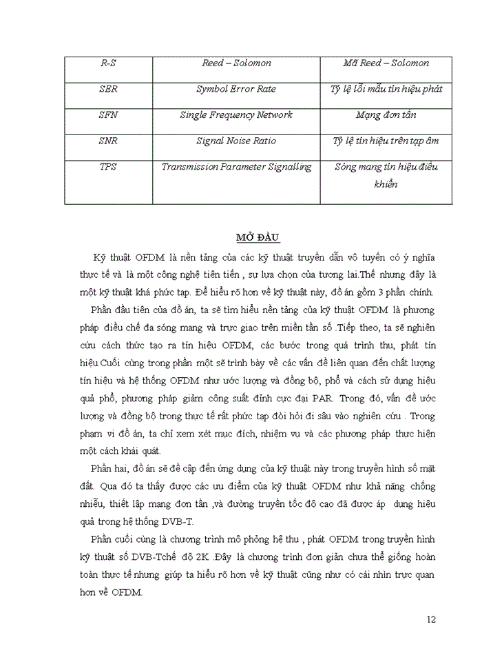 image for page Kỹ thuật OFDM và ứng dụng trong truyền hình số mặt đất  DVB-T