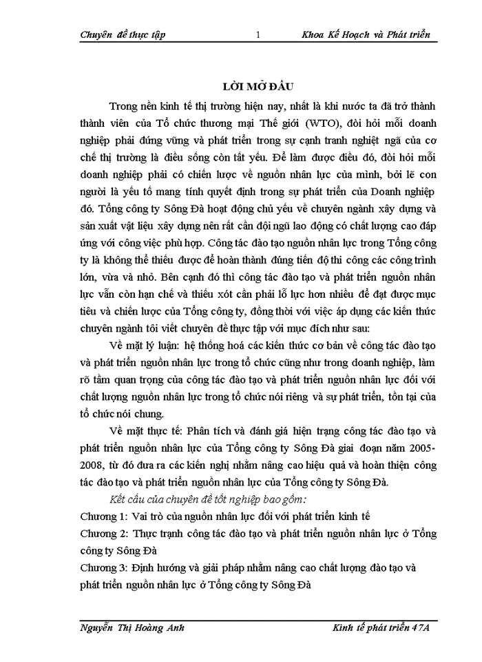 image for page Thực trạnh công tác đào tạo và phát triển nguồn nhân lực ở Tổng công ty Sông Đà