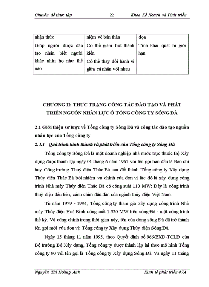 image for page Thực trạnh công tác đào tạo và phát triển nguồn nhân lực ở Tổng công ty Sông Đà