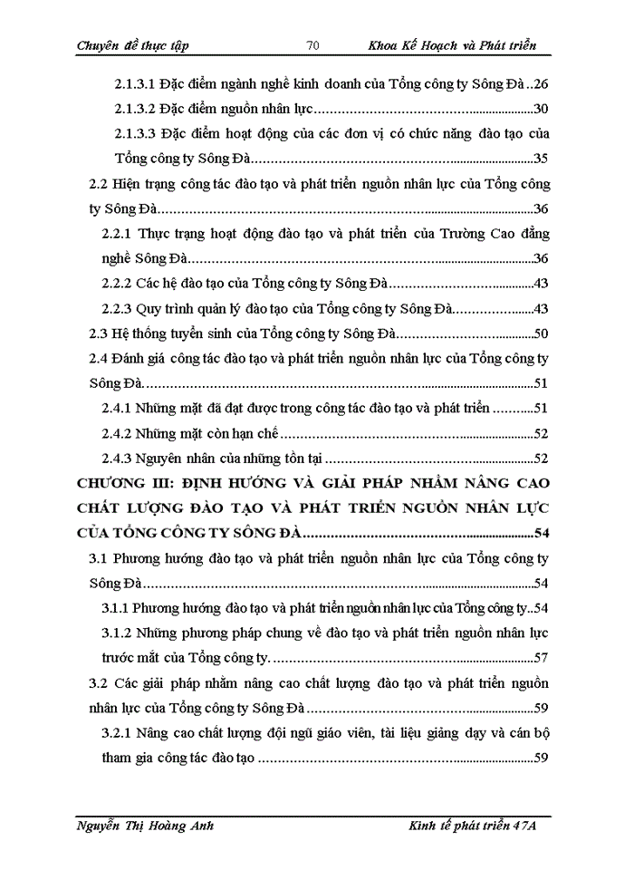image for page Thực trạnh công tác đào tạo và phát triển nguồn nhân lực ở Tổng công ty Sông Đà