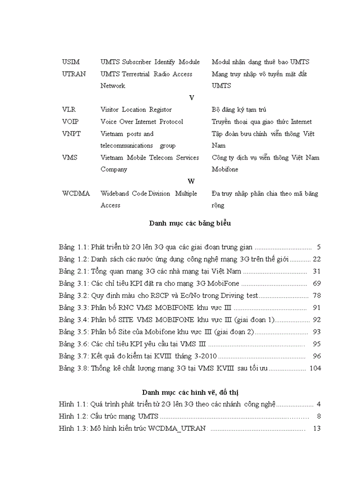 image for page Tối ưu hóa mạng truy nhập vô tuyến hệ thống thông tin di động 3g mobifone