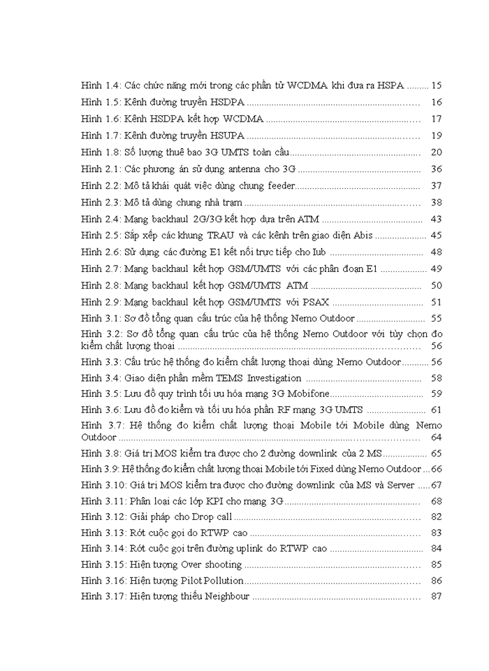 image for page Tối ưu hóa mạng truy nhập vô tuyến hệ thống thông tin di động 3g mobifone
