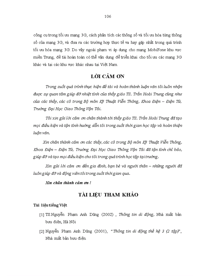 image for page Tối ưu hóa mạng truy nhập vô tuyến hệ thống thông tin di động 3g mobifone