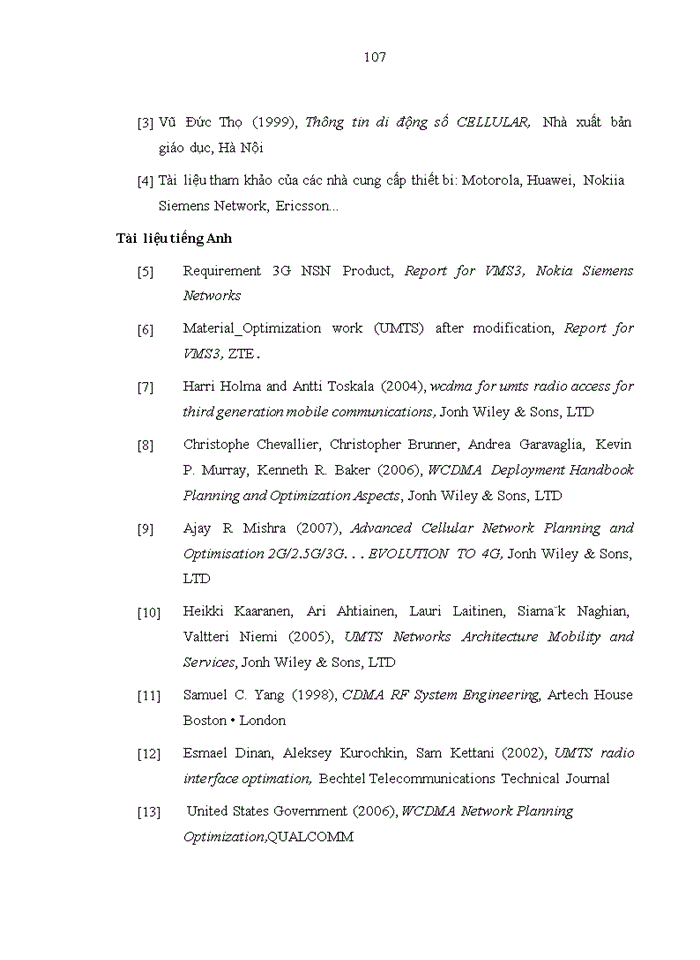 image for page Tối ưu hóa mạng truy nhập vô tuyến hệ thống thông tin di động 3g mobifone