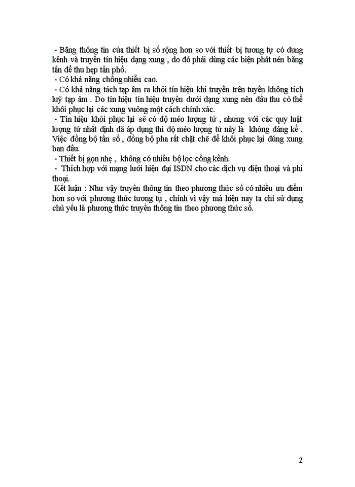 image for page Khái quát về hệ thống thông tin số và thông tin tương tự.