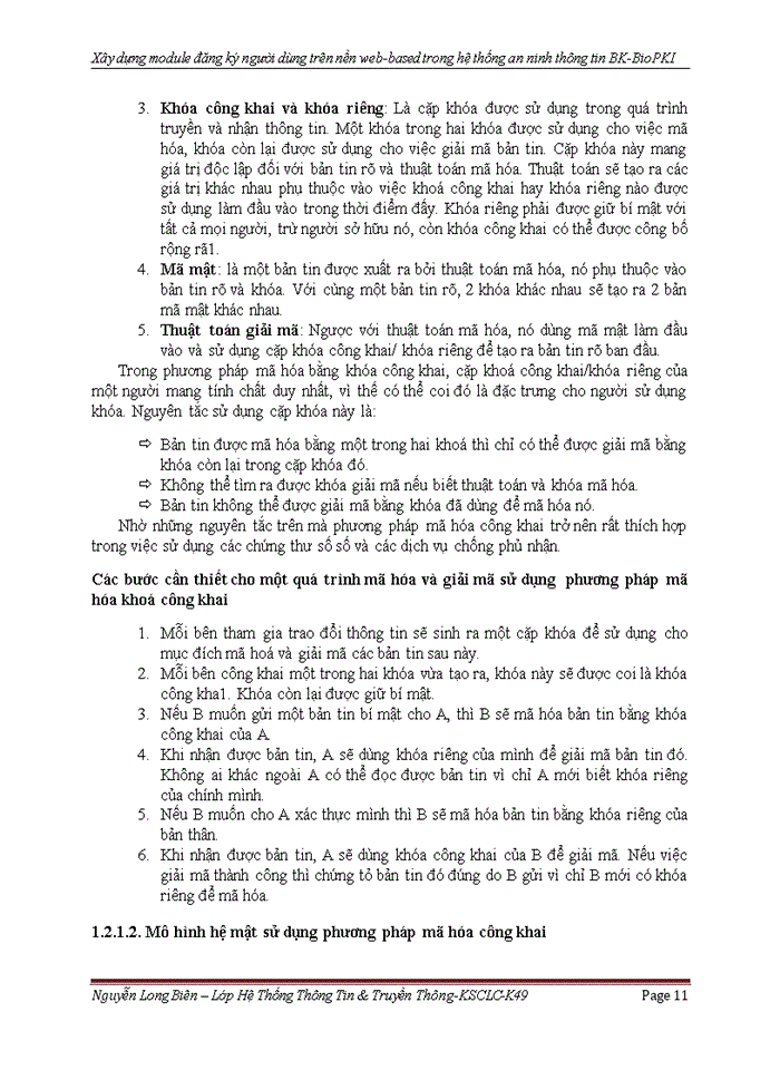 image for page Xây dựng module đăng ký người dùng trên nền web-based trong hệ thống an ninh thông tin BK-BioPKI