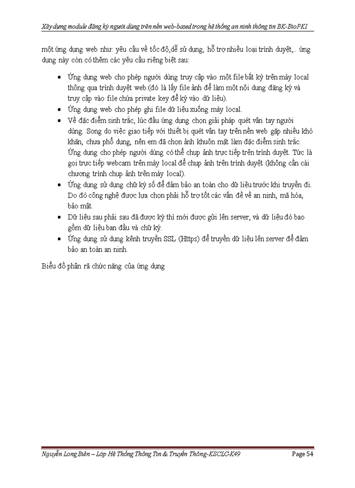 image for page Xây dựng module đăng ký người dùng trên nền web-based trong hệ thống an ninh thông tin BK-BioPKI