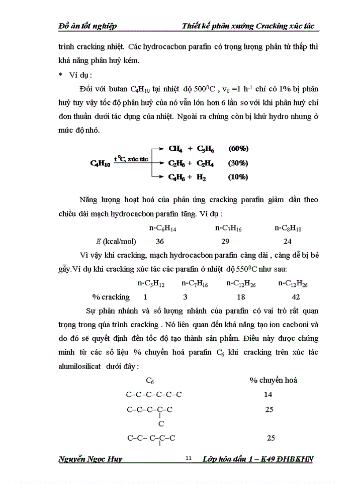 image for page Thiết kế phân xưởng Cracking xúc tác