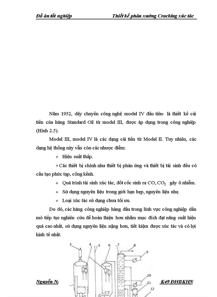 image for page Thiết kế phân xưởng Cracking xúc tác