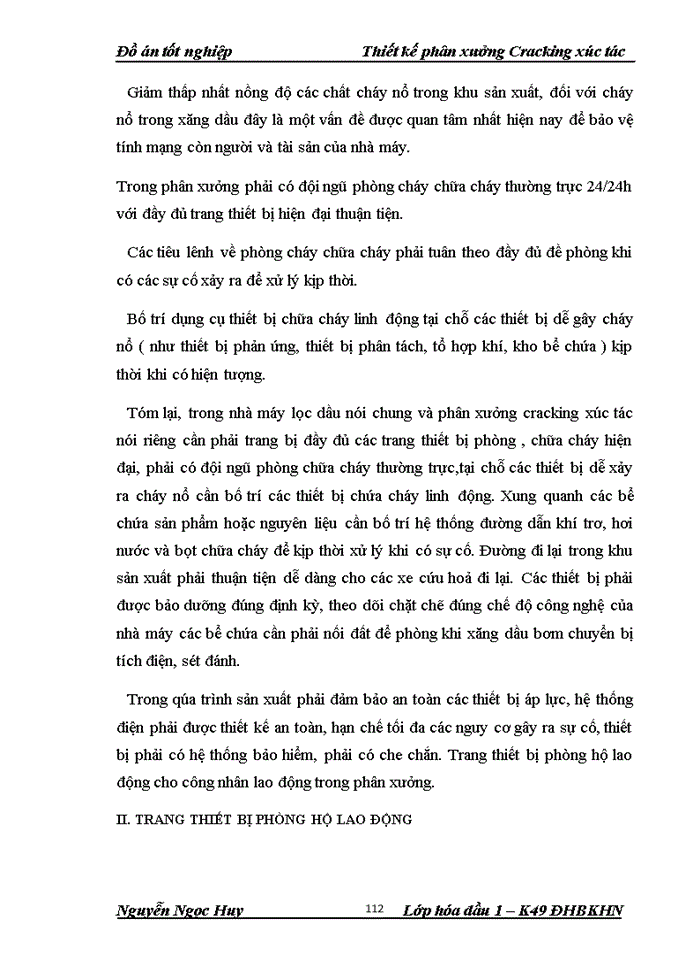 image for page Thiết kế phân xưởng Cracking xúc tác
