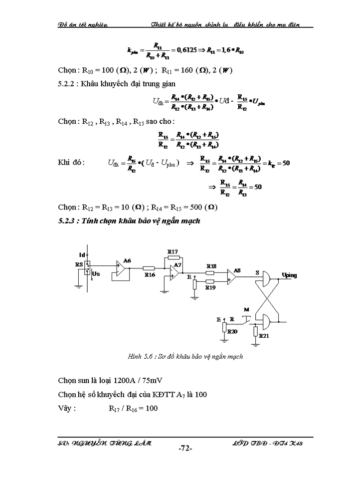 image for page Thiết kế bộ nguồn chỉnh lưu điều khiển dùng cho mạ điện