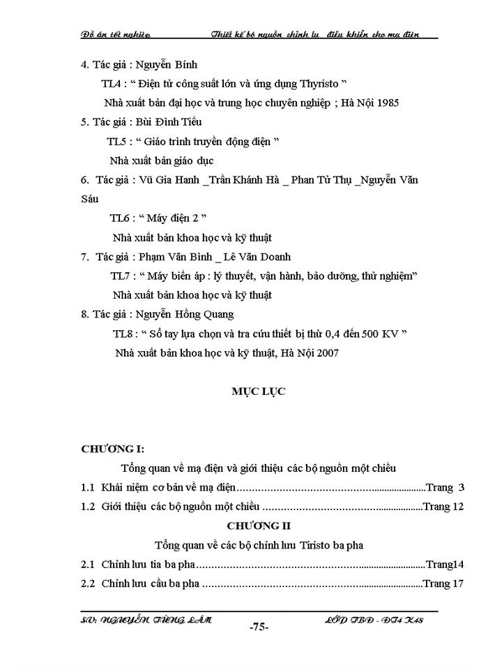image for page Thiết kế bộ nguồn chỉnh lưu điều khiển dùng cho mạ điện