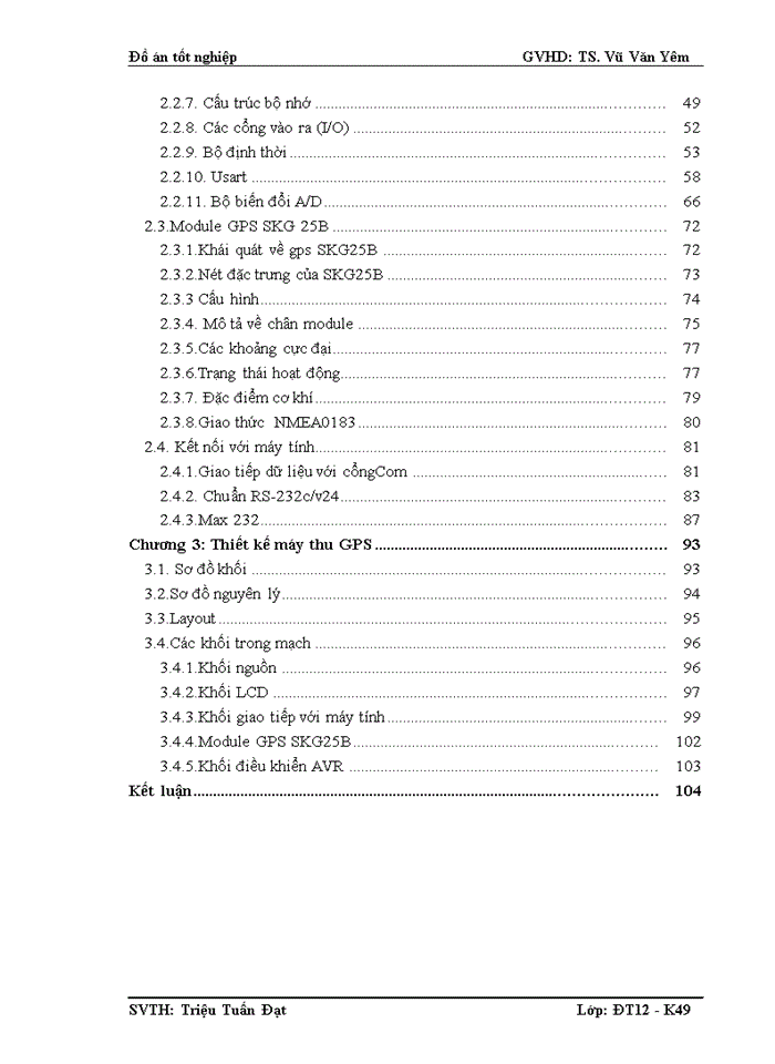 image for page Vi xử lý avr ATMEGA16,module GPS SKG25B và LCD