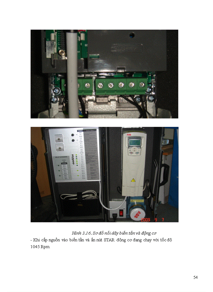 image for page Cân băng sử dụng điều khiển tốc độ động cơ không đồng bộ bằng biến tần