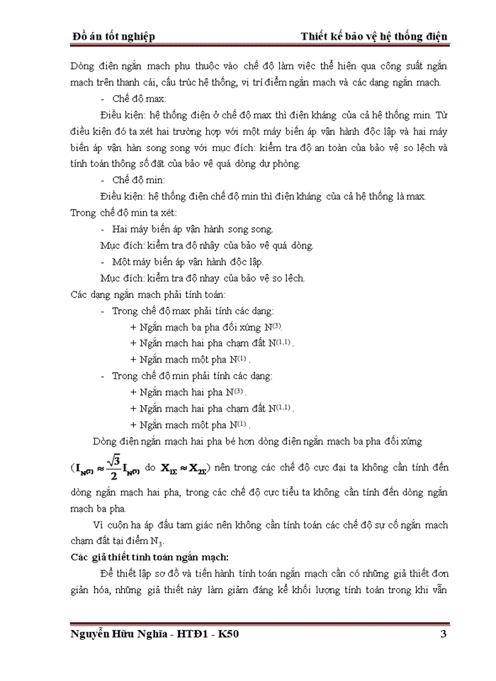 image for page Tính toán ngắn mạch phục vụ thiết kế hệ thống bảo vệ máy biến áp 220kV