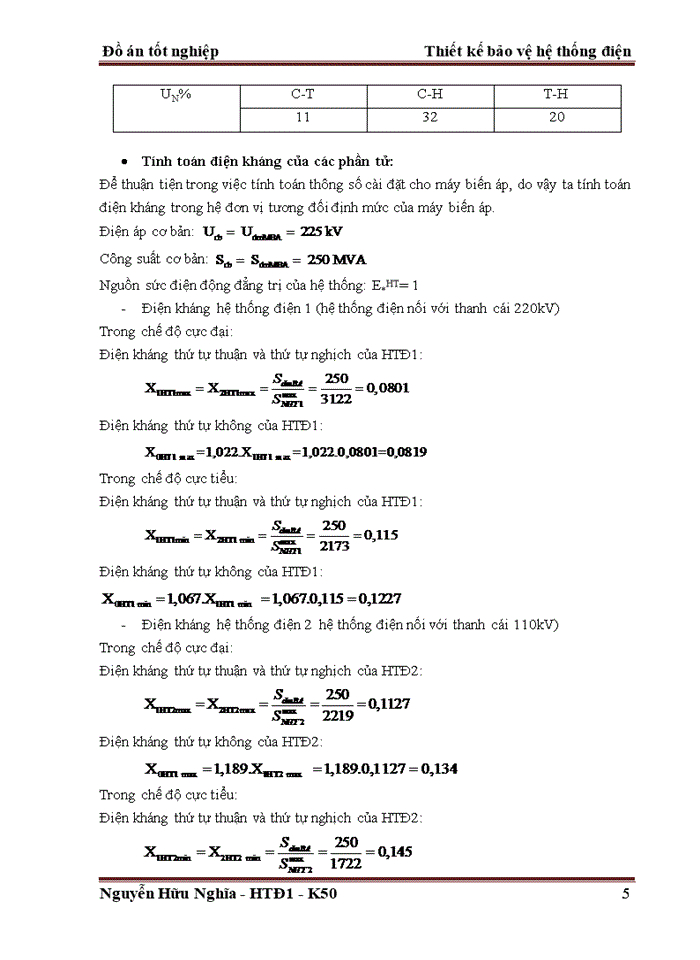 image for page Tính toán ngắn mạch phục vụ thiết kế hệ thống bảo vệ máy biến áp 220kV