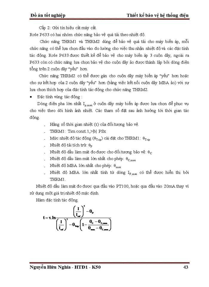 image for page Tính toán ngắn mạch phục vụ thiết kế hệ thống bảo vệ máy biến áp 220kV