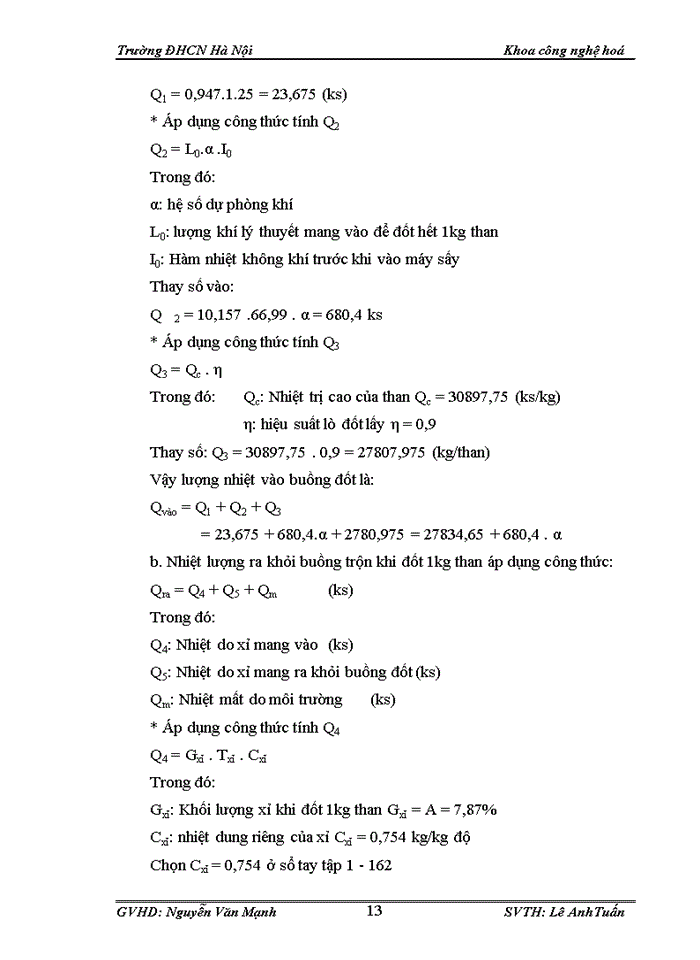 image for page Tính toán và thiết kế hệ thống sấy thùng quay hạt cà phê với phương thức sấy xuôi chiều