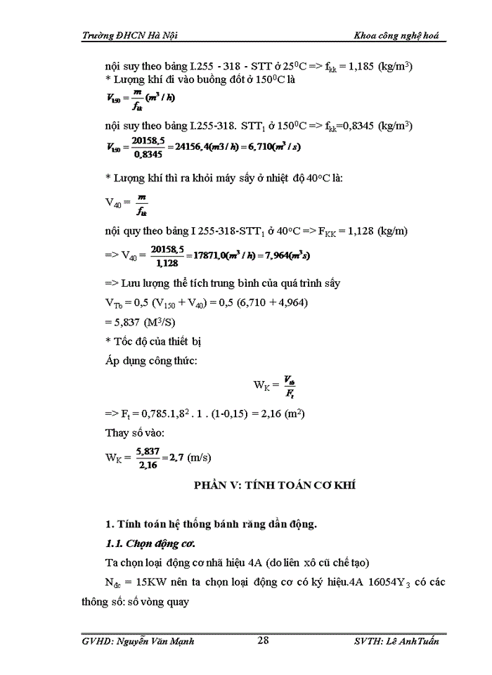 image for page Tính toán và thiết kế hệ thống sấy thùng quay hạt cà phê với phương thức sấy xuôi chiều