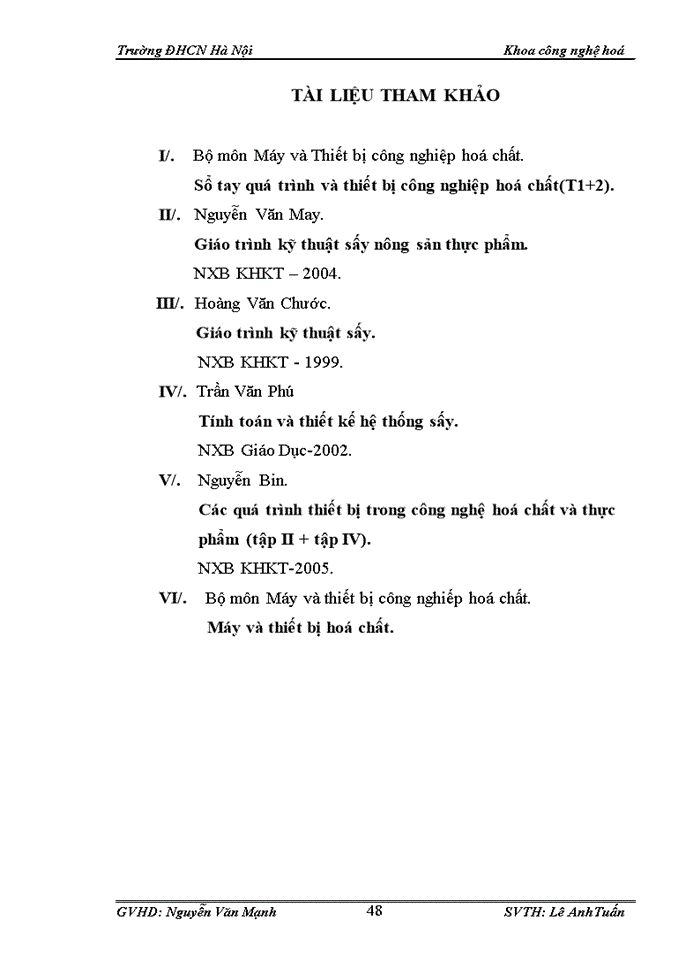 image for page Tính toán và thiết kế hệ thống sấy thùng quay hạt cà phê với phương thức sấy xuôi chiều