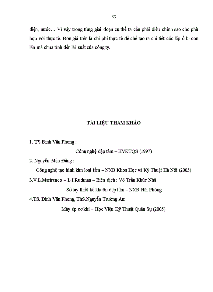 image for page Tính toán và thiết kế quy trình công nghệ