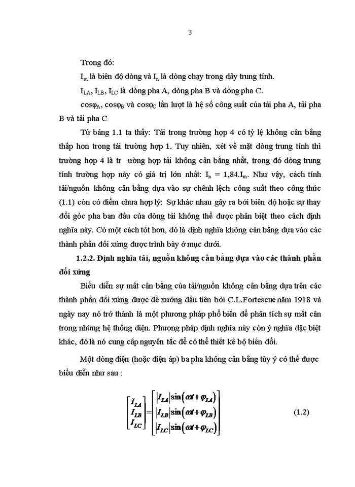 image for page Phân tích tải, nguồn không cân bằng - phi tuyến, l ựa chọn bộ nguồn cấp  cho máy bay