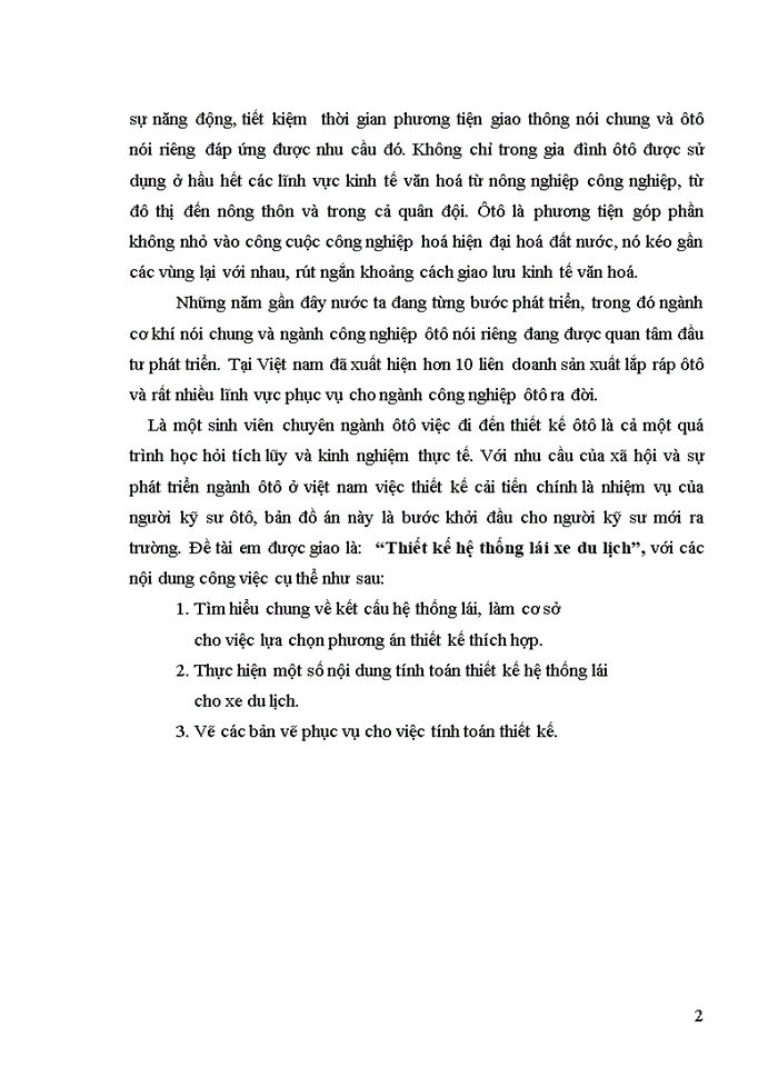 image for page Thiết kế hệ thống lái xe du lịch