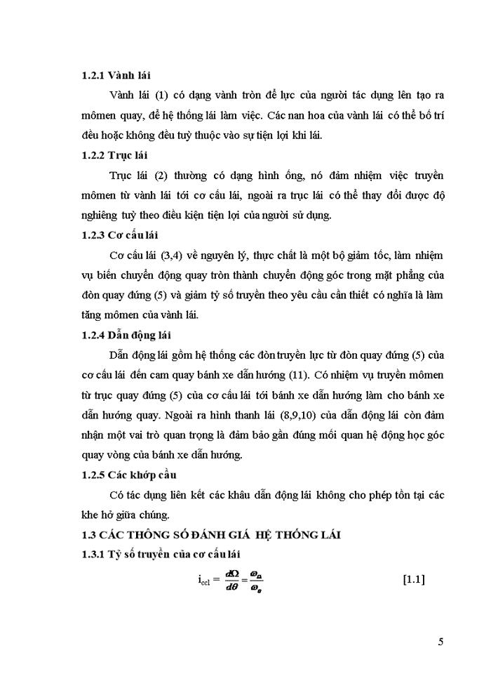 image for page Thiết kế hệ thống lái xe du lịch