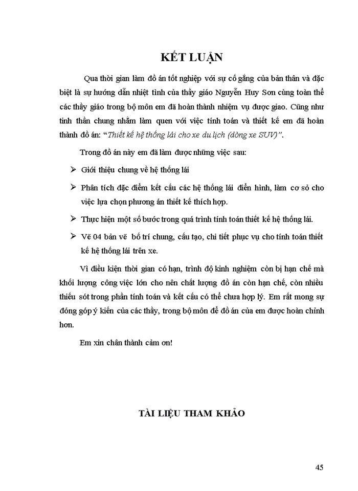 image for page Thiết kế hệ thống lái xe du lịch